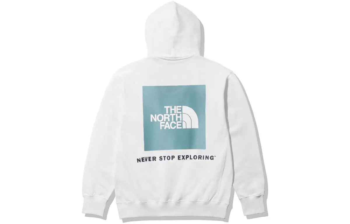 THE NORTH FACE Sweatshirts Men's White Hooded Moderate Regular