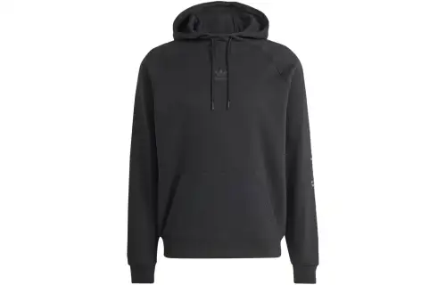 Adidas Originals Graphic Hoodie Sweatshirt Men's Black