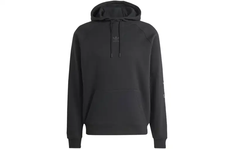 Adidas Originals Graphic Hoodie Sweatshirt Men's Black