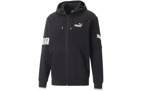 PUMA Sweatshirts Men's Black Hooded Moderate Other