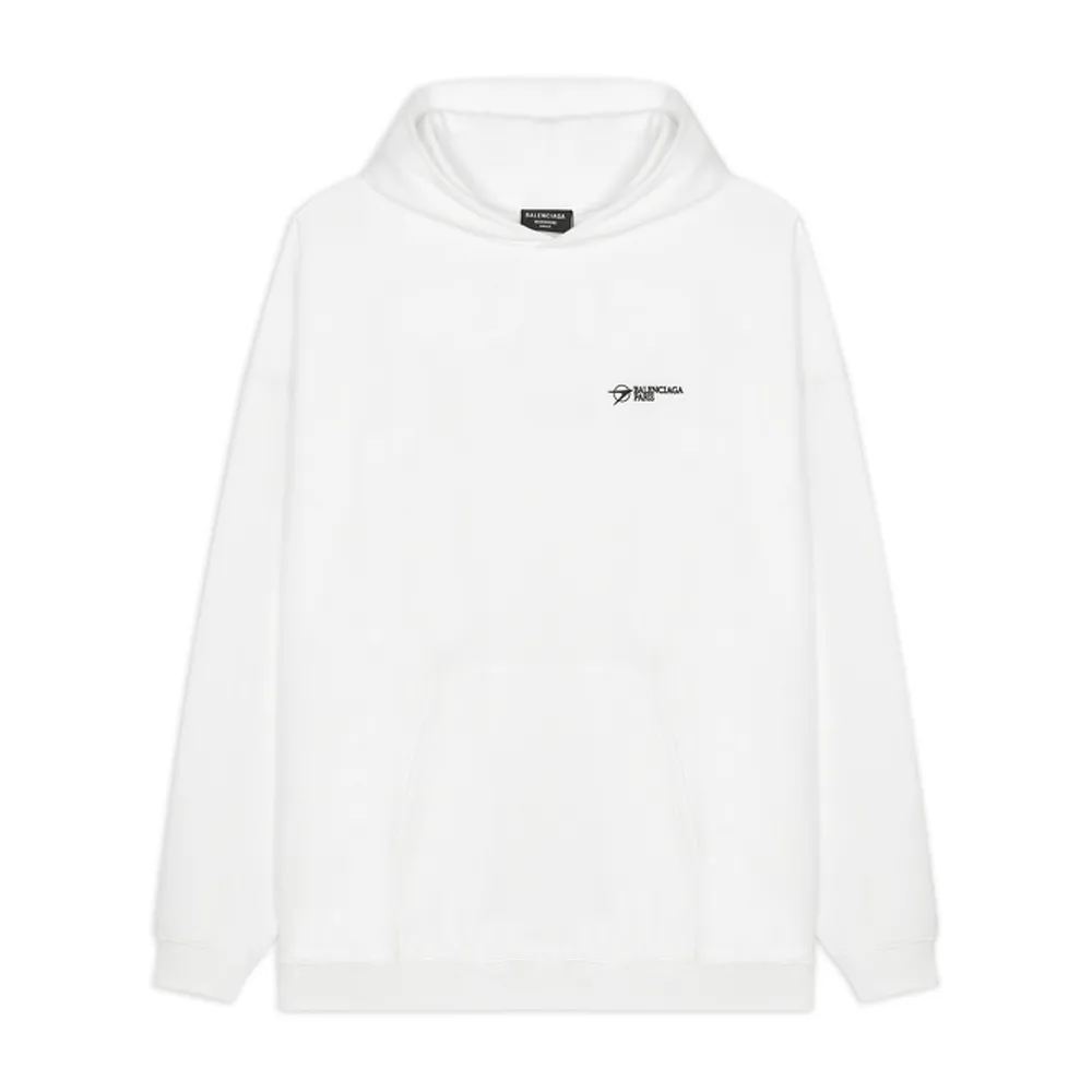 Balenciaga Sweatshirt Loose Fit Men's White
