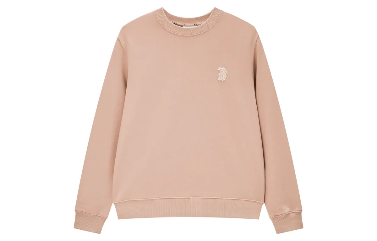 MLB Sweatshirts Unisex Khaki Crew Neck Moderate