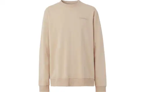 Burberry Sweatshirts Men's Yellow Crew Neck Moderate Regular