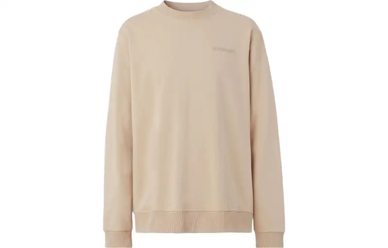 Burberry Sweatshirts Men's Yellow Crew Neck Moderate Regular