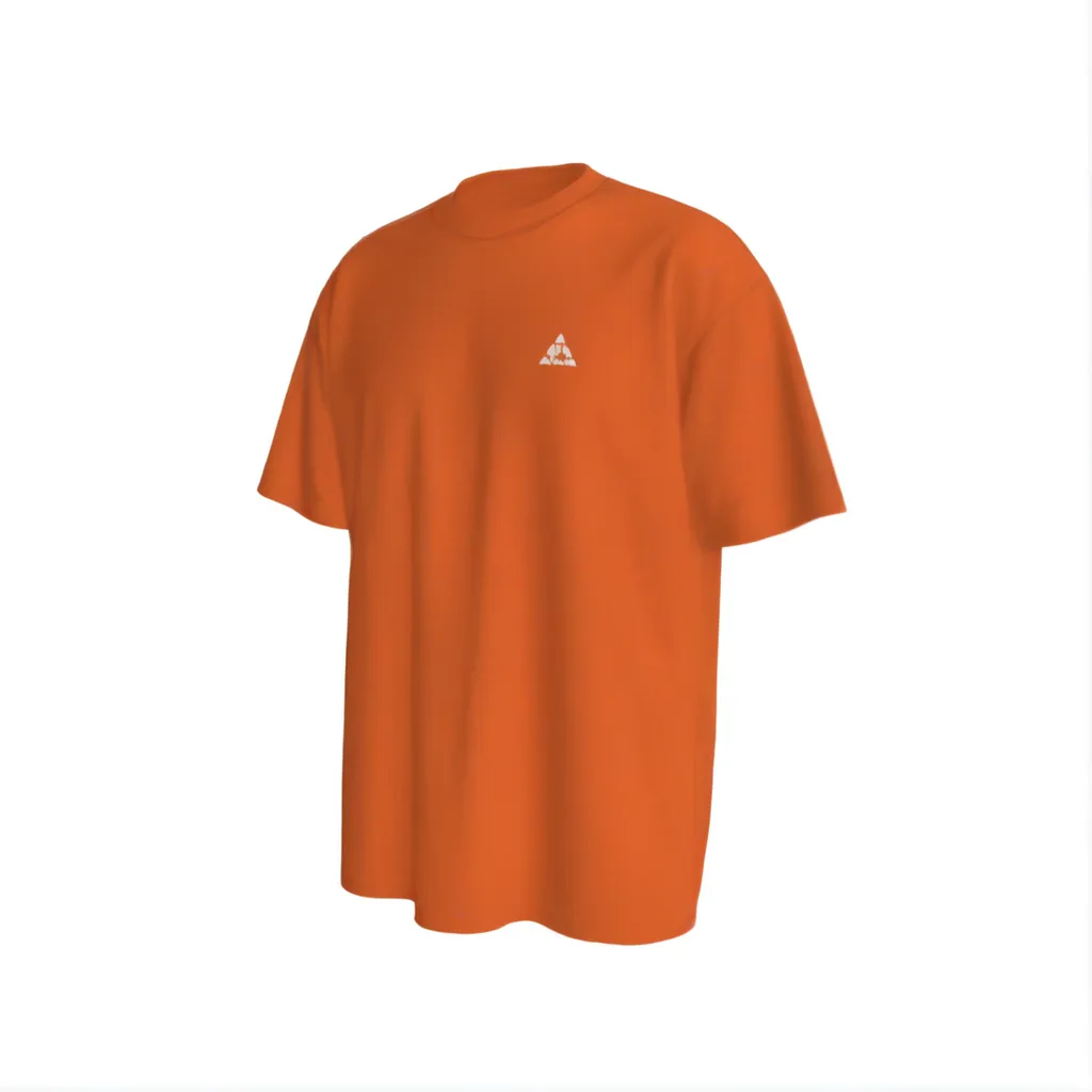 Nike ACG T-Shirts Men's Orange Crew Neck Moderate