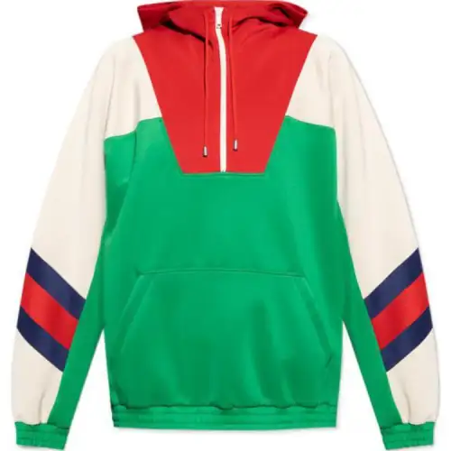 GUCCI Neoprene Half Zip Jacket