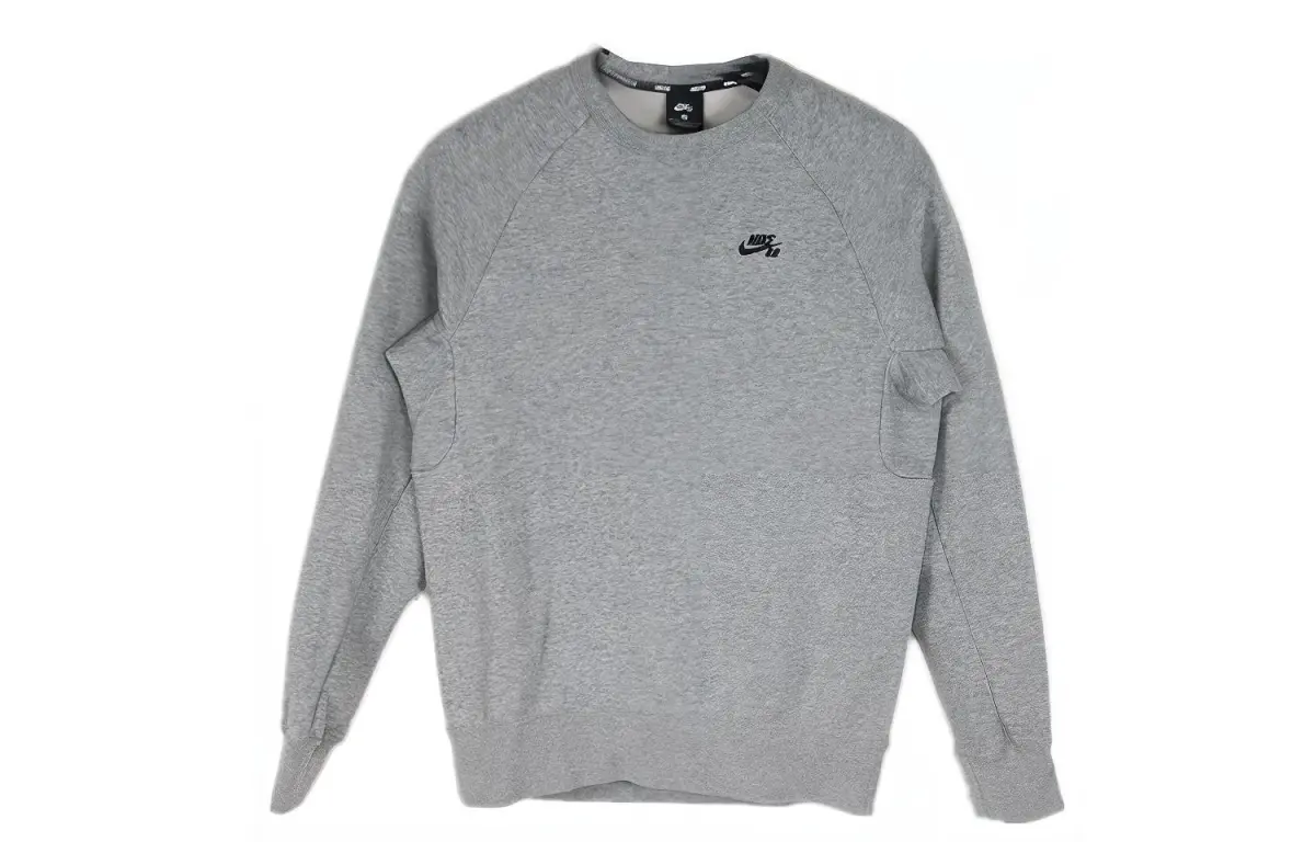 Nike Sweatshirts Men's Gray Crew Neck Thickened Other