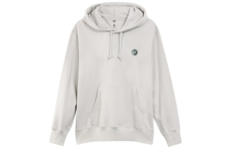 UNIQLO Sweatshirt Unisex Light Gray
