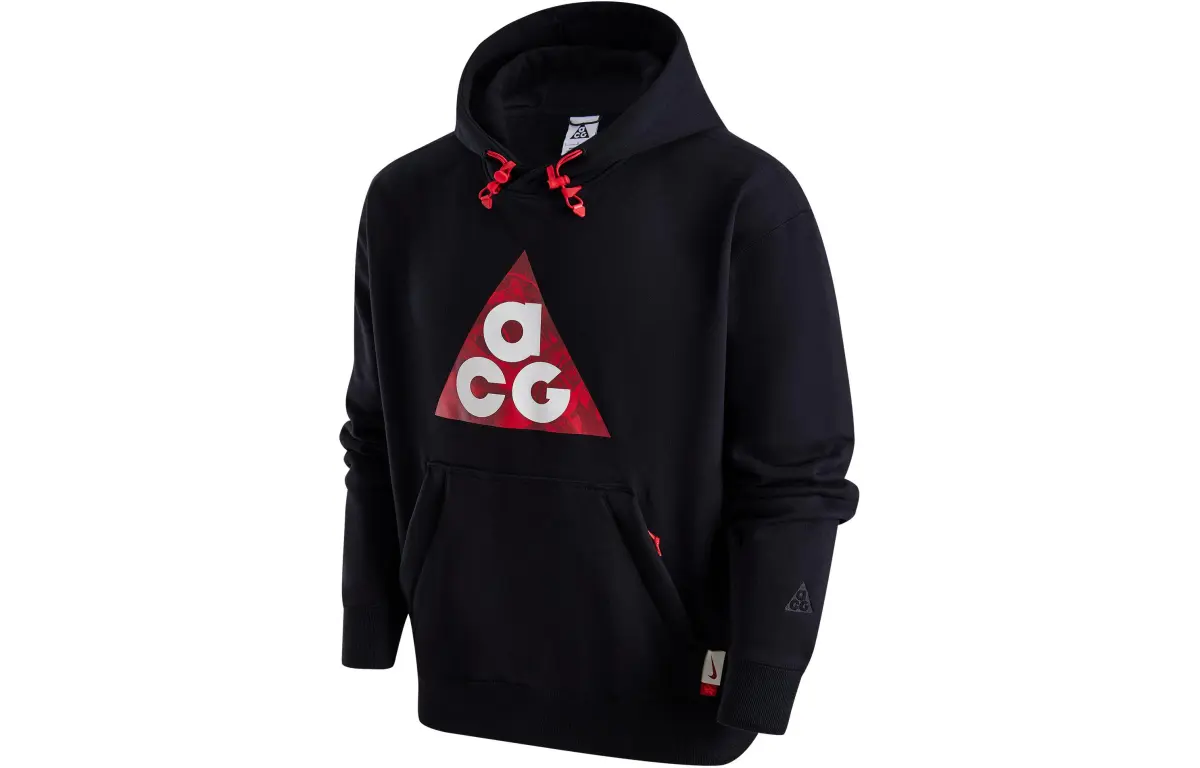 Nike Year Of The Dragon FW23 Year Of The Dragon CNY Collection, Letter Logo Print Fleece Lined Pullover Hooded