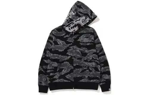 Bape Tiger Camo Tiger Relaxed Fit Full Zip Hoodie FW22