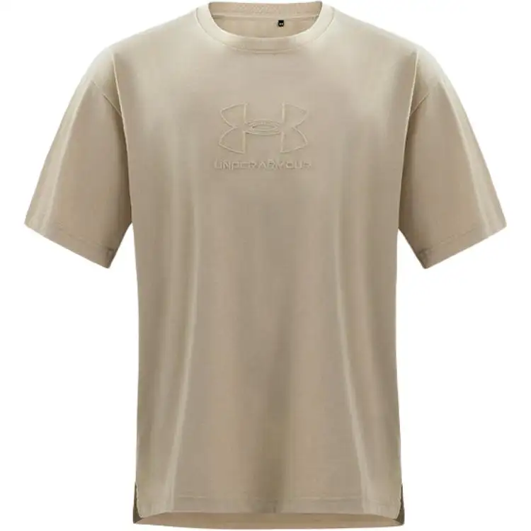 Under Armour SS25 T Shirt Unisex Clay Gray