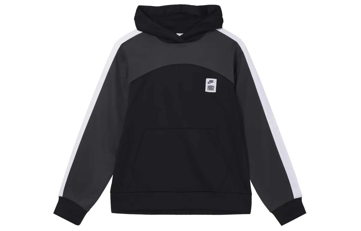 Nike Sweatshirts Men's Black Hooded Moderate Regular