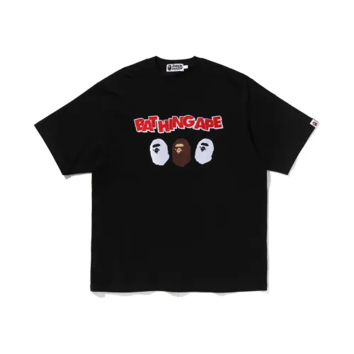 A BATHING APE T Shirts Men's Crew Neck Moderate Straight Fit