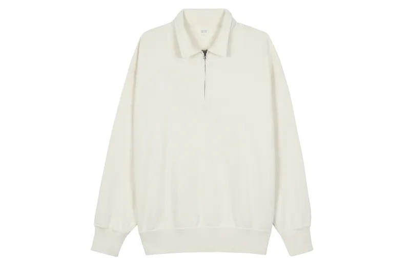 UNIQLO Sweatshirt Unisex Light Beige
