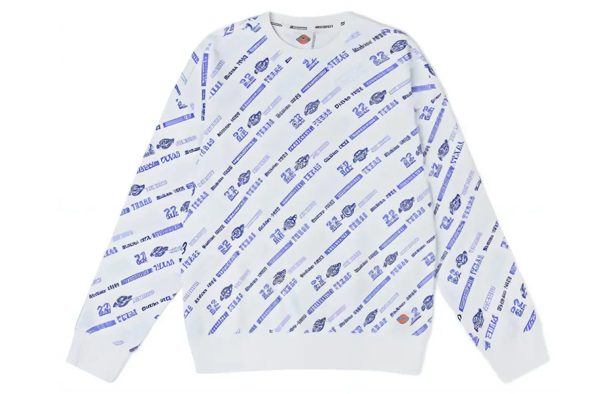Dickies Sweatshirts Unisex White Crew Neck Moderate Regular