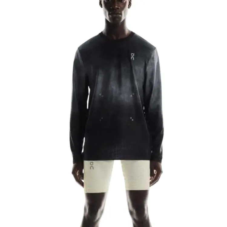 On Pace Mesh Running T Shirt Men's Black