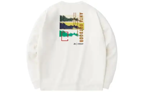 Anta Sweatshirt Men's Euryale Stone White