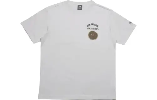 New Balance T Shirt Unisex Ecru