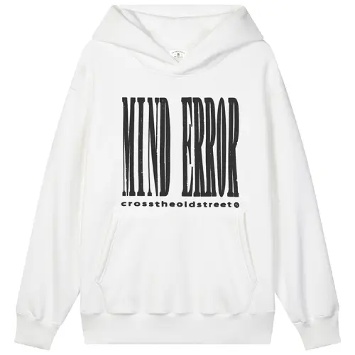MIND ERROR Sweatshirts Unisex Hooded Thickened Regular