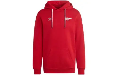 Adidas Originals Sweatshirts Men's Red Hooded Moderate Regular