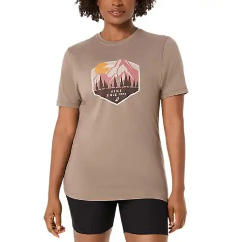 Asics 1977 MOUNTAIN INSIGNIA T Shirt Unisex Gray