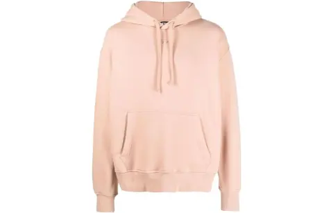 DIESEL Sweatshirts Men's Pink Hooded (Non-detachable) Moderate Regular
