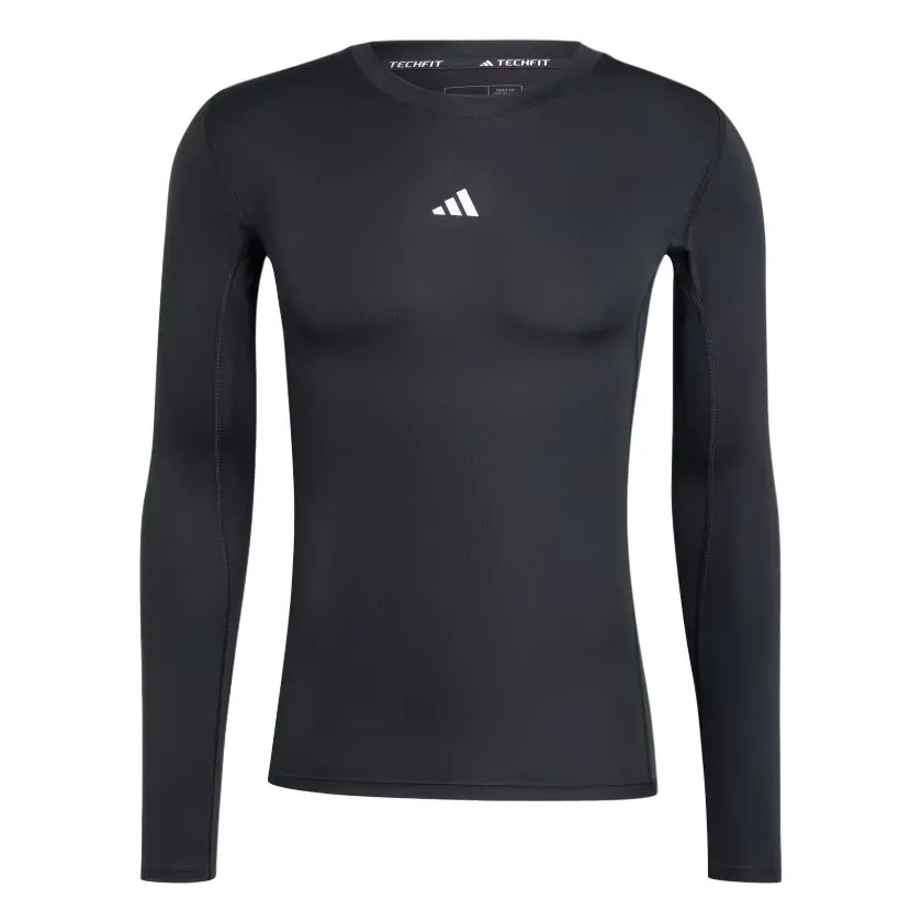 Adidas Free Shipping With AdiClub Techfit Compression Training Long Sleeve Tee