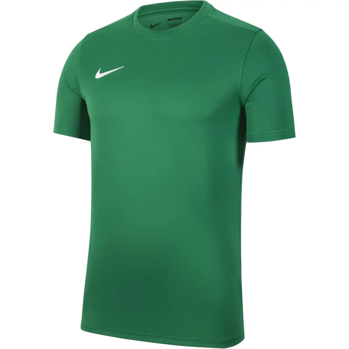 Nike T-Shirts Men's Pine Green Crew Neck Moderate Straight Fit