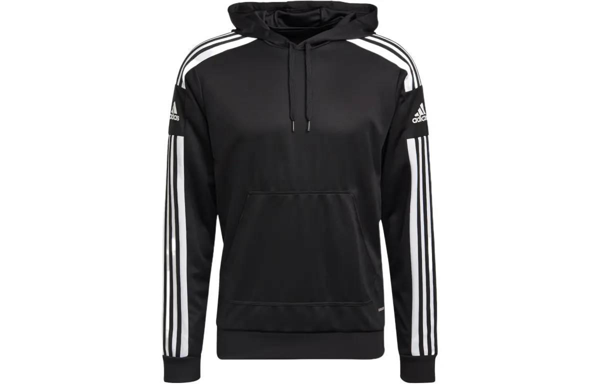 Adidas Sweatshirts Men's Black Hooded Moderate Regular