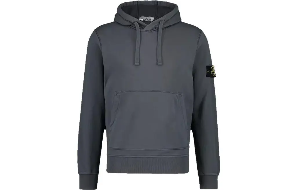 STONE ISLAND Logo-appliqué Cotton Hoodie
