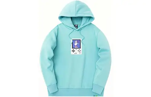ANTA Life Collection Sweatshirts Unisex Stream Stone Blue Hooded Moderate Regular