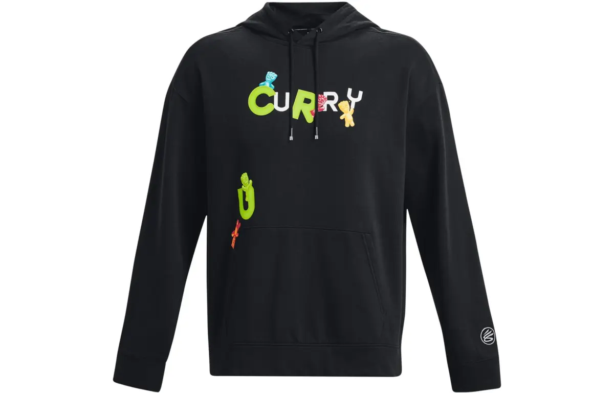 Under Armour Sweatshirts Men's Black Hooded Moderate Straight Fit