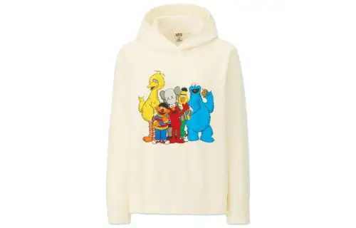 UNIQLO x SESAME STREET Sweatshirt Unisex White