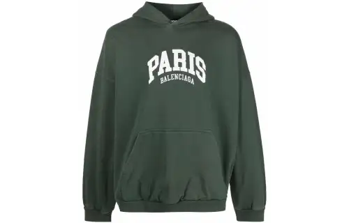 Balenciaga Sweatshirt Regular Fit Men's Green