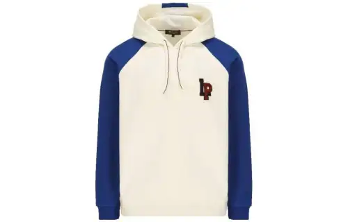 Loro Piana Sweatshirts Men's White Hooded Moderate Regular