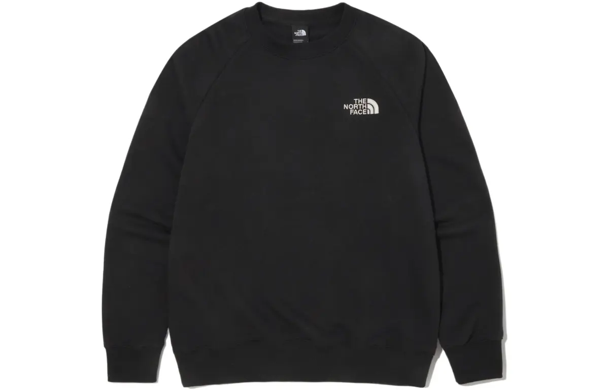 THE NORTH FACE Sweatshirts Men's Black Crew Neck Moderate Regular