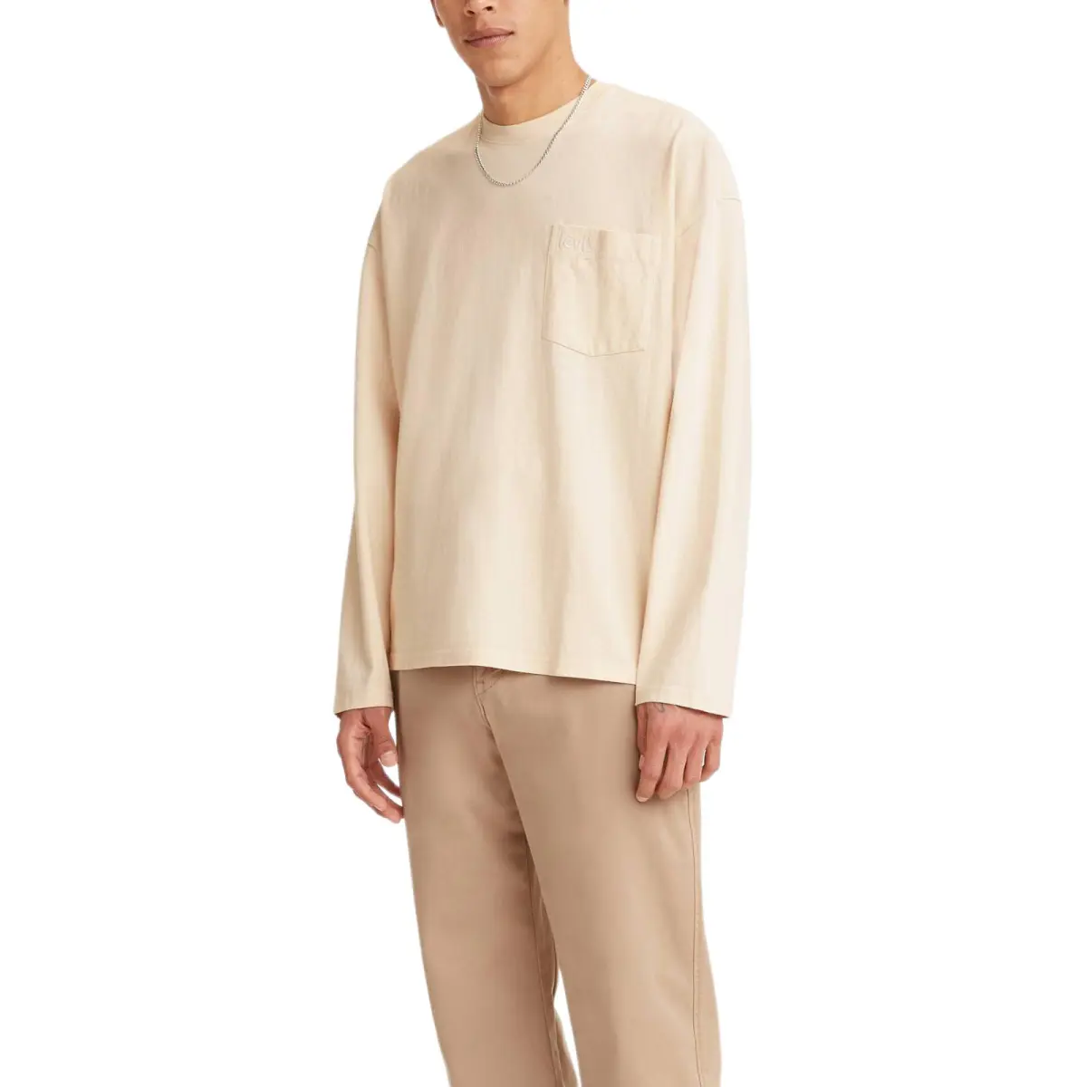 Levi's T Shirt Men's Beige Yellow