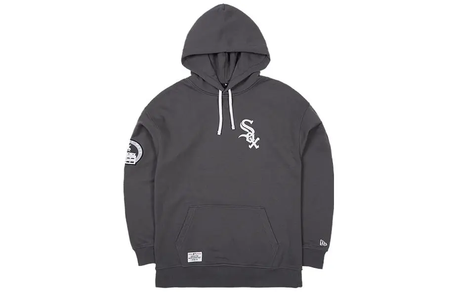 New Era Sweatshirts Unisex Gray Hooded (Non-detachable) Moderate