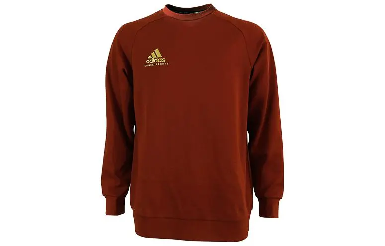 Adidas Sweatshirts Unisex Red Crew Neck Moderate Other