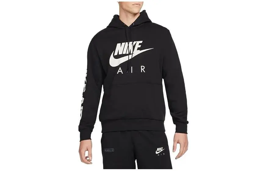 Nike Sweatshirts Men's Black Hooded Moderate Regular