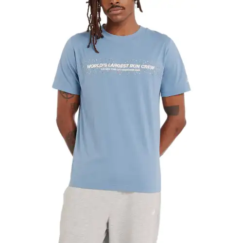 New Balance NYC Marathon T Shirt Men's Blue