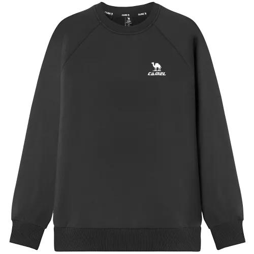 CAMEL Solid long-sleeve, sports suit, keep warm T-shirt, sweatshirt