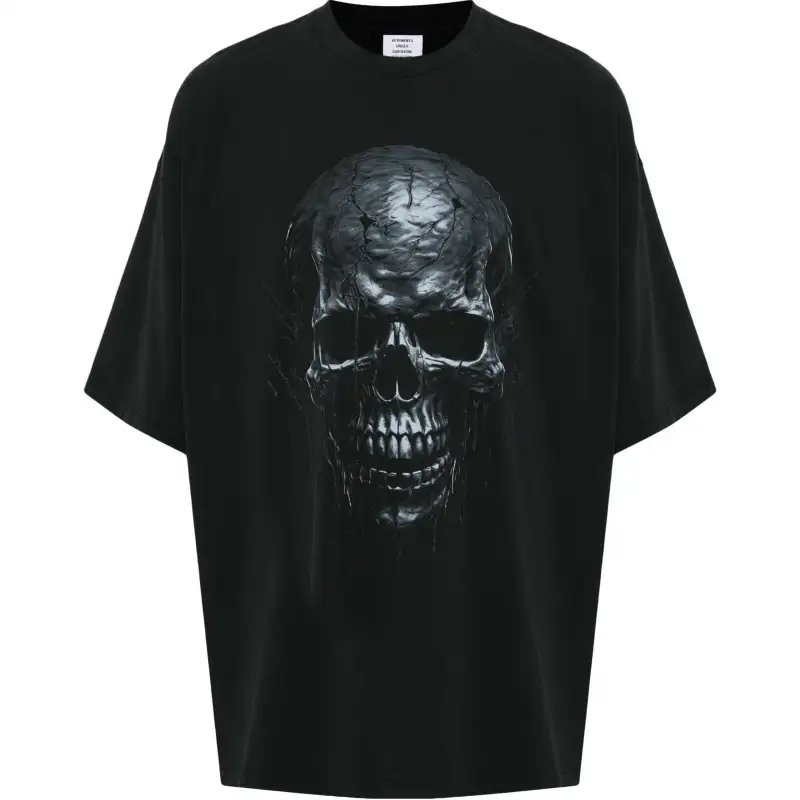 Vetements Skull Metal T Shirt