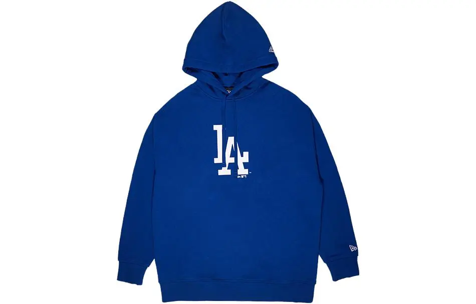 New Era X MLB Los Angeles Dodgers Sweatshirts Unisex Dark Blue Hooded Moderate Other