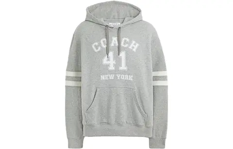 COACH Sweatshirts Men's Gray Hooded (Non-detachable) Moderate Other