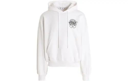 OFF WHITE Hand Arrow Boxy Hoodie