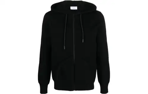 OFF WHITE Sweatshirts Men's Black Hooded Moderate Regular