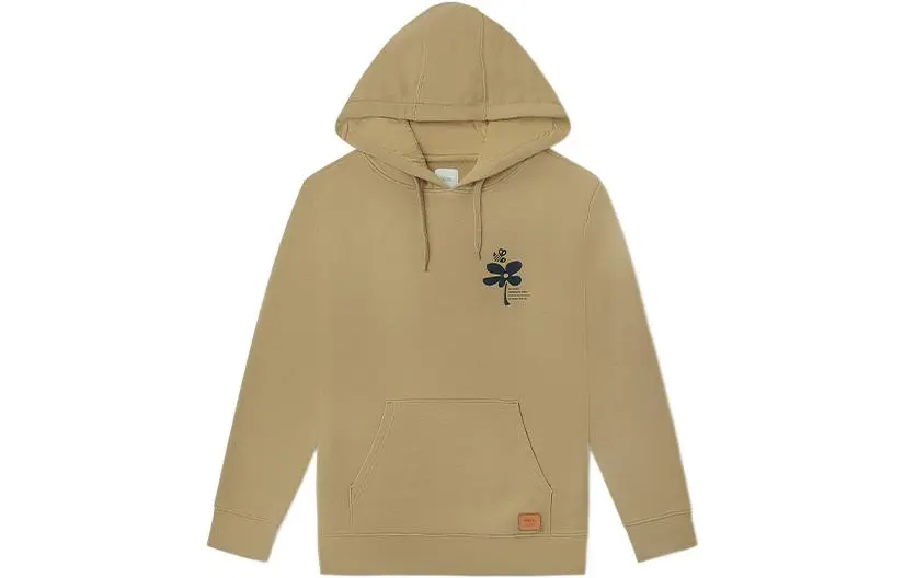 Vans Sweatshirts Unisex Khaki Hooded (Non-detachable) Moderate