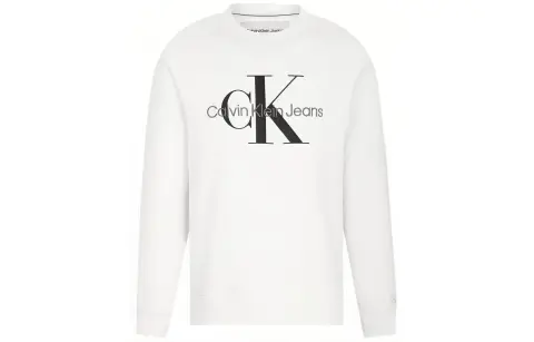 CALVIN KLEIN Sweatshirt Men's White