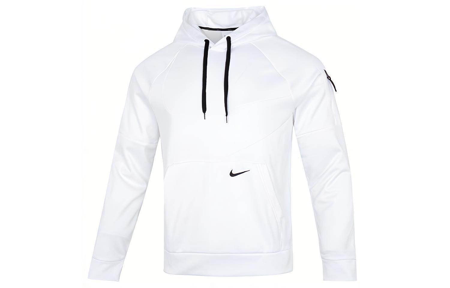 Nike Tom Ford, solid color sports hoody for leisure, white sweatshirt